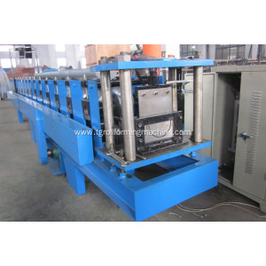 Rain water gutter pipe roll forming machine